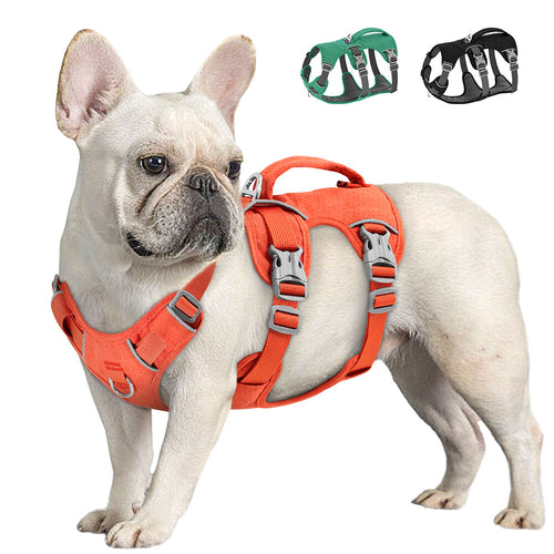 Escape proof No Pull Dog Harness Reflective Training Pet Vest with Handle Adjust