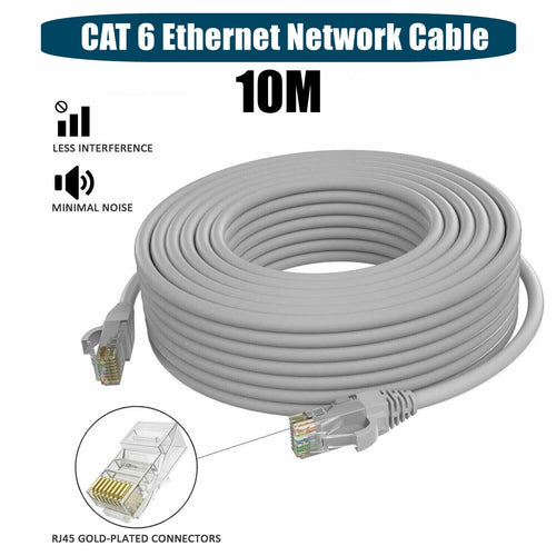 Cat6 Ethernet Cable RJ45 UTP Network Cord LAN Internet 1000Mbps High Speed for Laptop Router PC Router PS5 PC 4 3 Xbox Modem