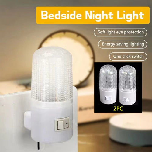 with Switch Plug-in Night Light for Bedrooms Bedside and Hallway