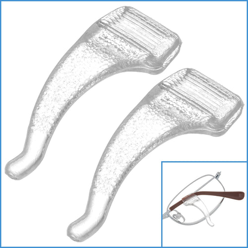 Clear Non-Slip Silicone Ear Pad Hook Glasses Eyewear Frames Slipping Grip Repair