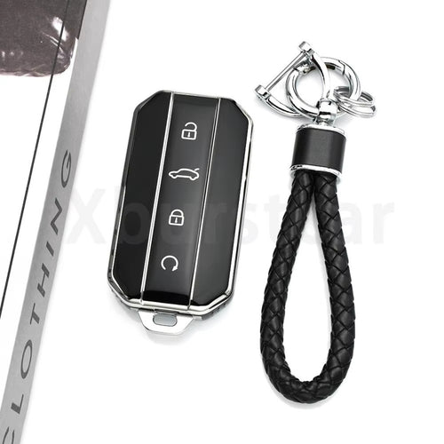 TPU Car Key Case Cover for Chery Jaecoo 5 J5 Smart Key Shell Keychain Set