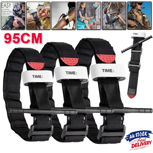 5PCS Combat Tourniquet First Aid Medical Emergency Buckle Quick Release Strap