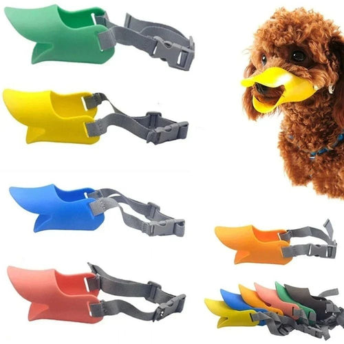Duck Dog Mouth Muzzle TPR Pet Mouth Cover Portable Dog Mask Pet