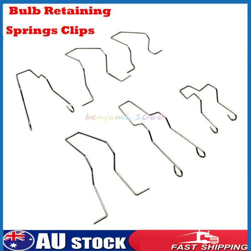 Headlight Bulb Retaining Spring Clip for Headlamp Bulb Dip H1 H3 H4 H7 Universal