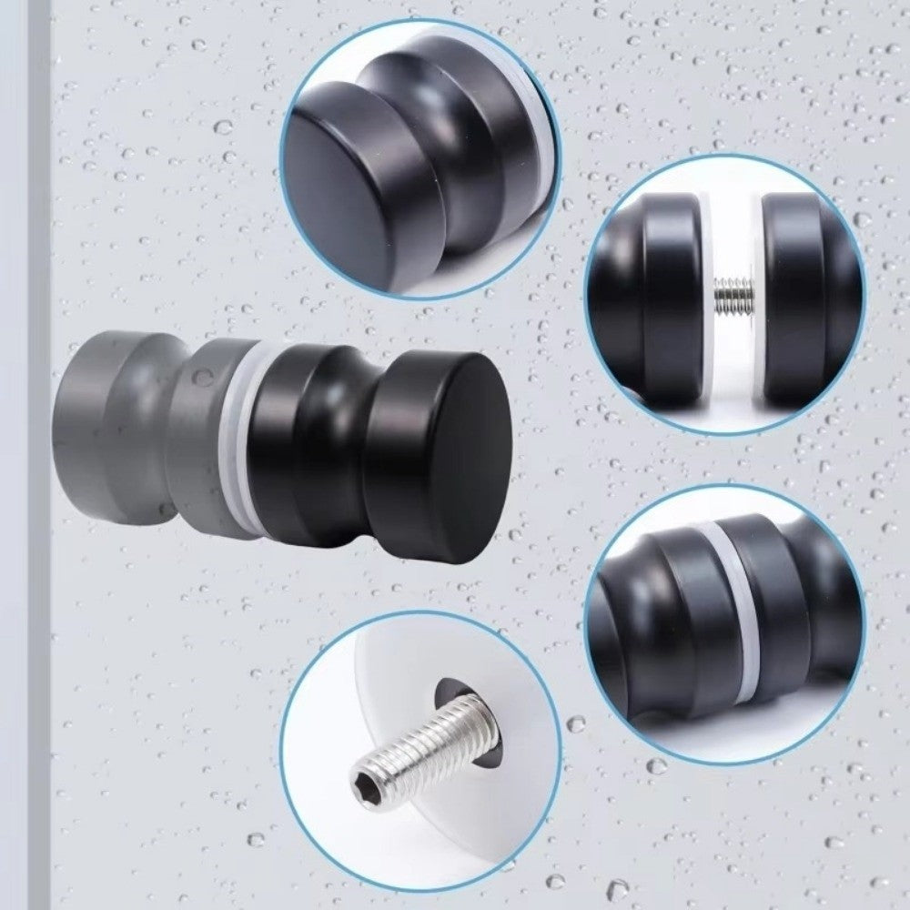 Aluminum Shower Glass Door Handle Sliding Shower Doors Knob Bathroom Hardware
