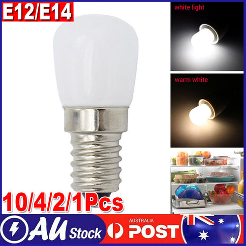 LED SMD Warm Refrigerator Lighting Fridge Globe Light Bulb Lamp E12 E14 220V 3W