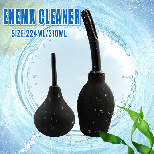 Anal/Vaginal Rectal Cleaner Enema Bulb Douche Vaginal Syringe Silicone Douche AU