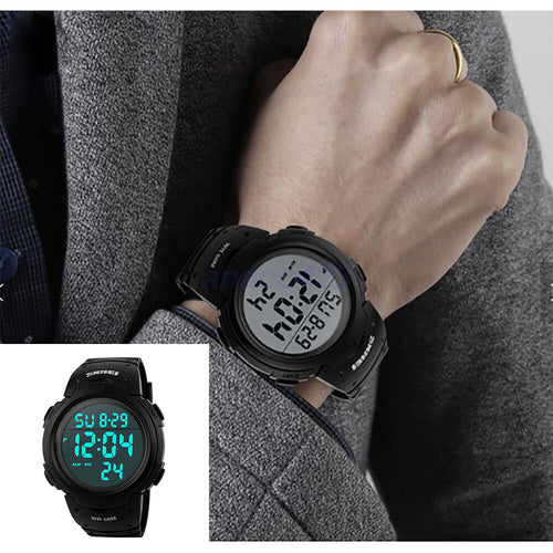 AU NEW Skmei Extra Large Display Digital Watch Sports Stopwatch Electronic Gift