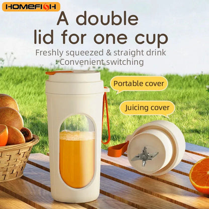 12 Blades Electric Portable Blender 350ML Juicer Fruit Mixers USB Rechargeable Smoothie Juicer Cup Squeezer Juice Maker