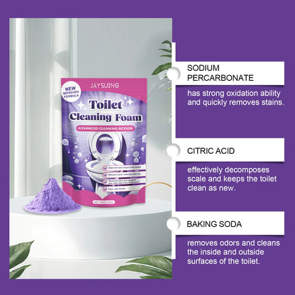 Toilet Bowl Cleaner Self Activating Miracles Powder Foam Deep Descaling Stain Remover Toilet Powder For Toilet Bowl Cleaning