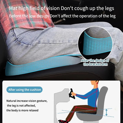 Cushion Non Slip Orthopedic Memory Foam Prostate Cushion Compatible with Tailbone Sciaticaback Pain Relief Comfort Chair Car Seat