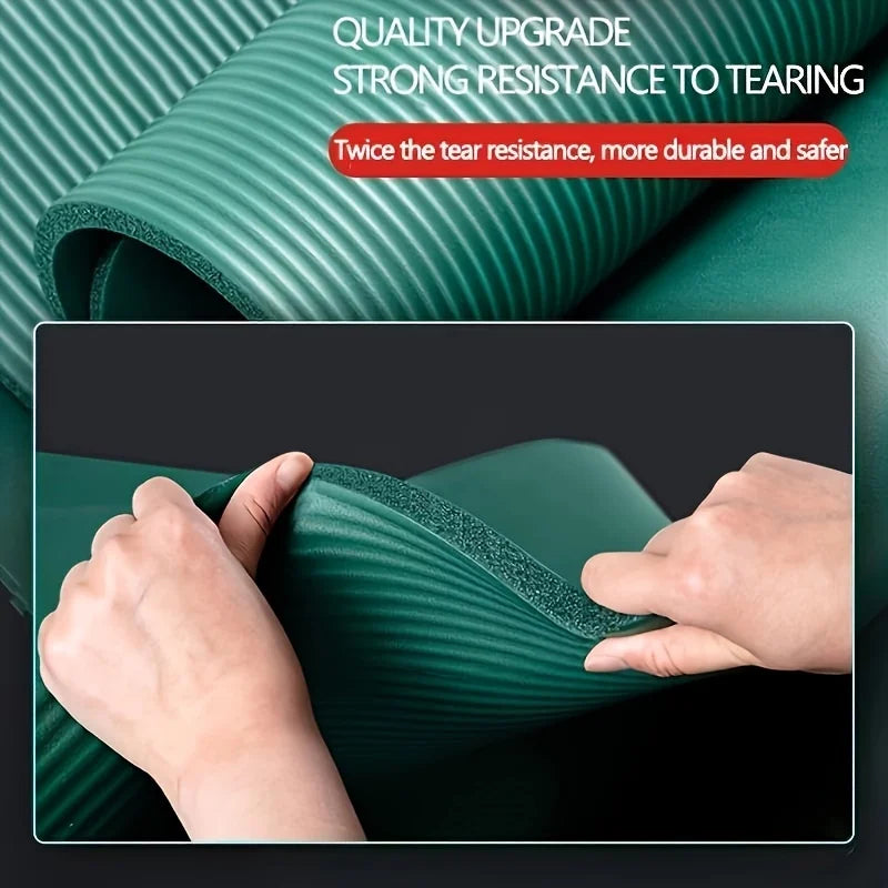 15/20mm Thick NBR Yoga Mat Moisture-proof Outdoor Non-Slip Durable Camping Picnic Mat Exercise Gym Fitness Workout