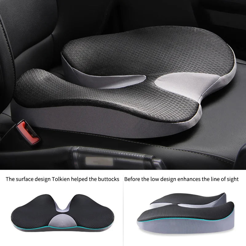Cushion Non Slip Orthopedic Memory Foam Prostate Cushion Compatible with Tailbone Sciaticaback Pain Relief Comfort Chair Car Seat