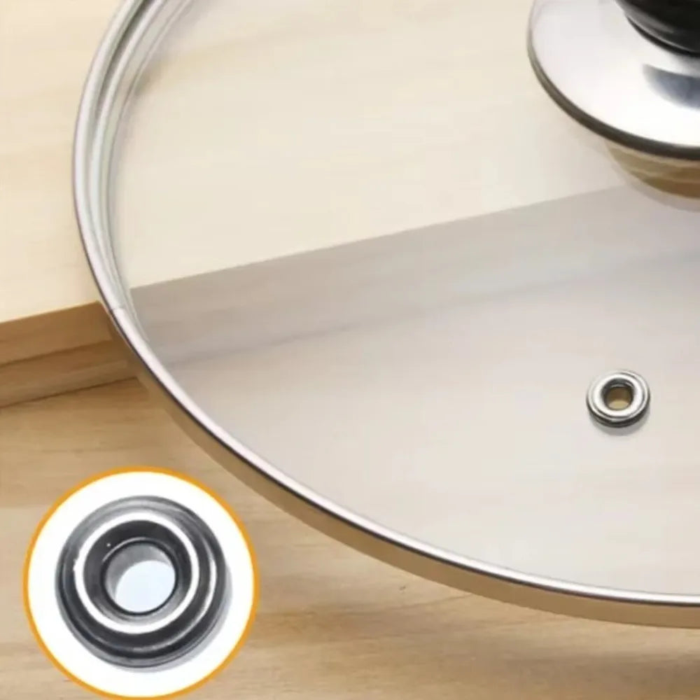 Frying Pan Pot Wok Replacement Glass Lid Tempered Round Top Cover 16cm - 36cm