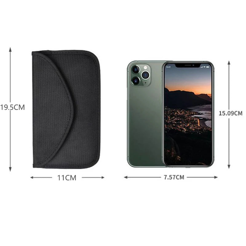 Car Key Pouch Accessories Faraday Signal Blocking Bag Protec Cell Phone Cover Signal Blocker Case Cage For Keyless Key Radiation