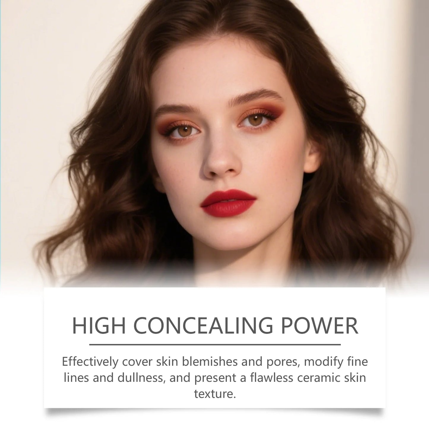 Color Changing Foundation Stick Waterproof Sweatproof Lightening Full Coverage Concealer 2 in 1 Stick Foundation Makeup Brushes