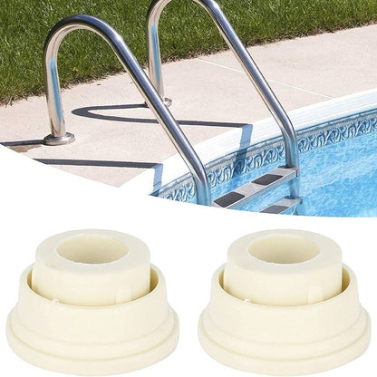 Inground Ladder Bumper White Ladder Foot Cover Bumper Cap  Swimming Pool