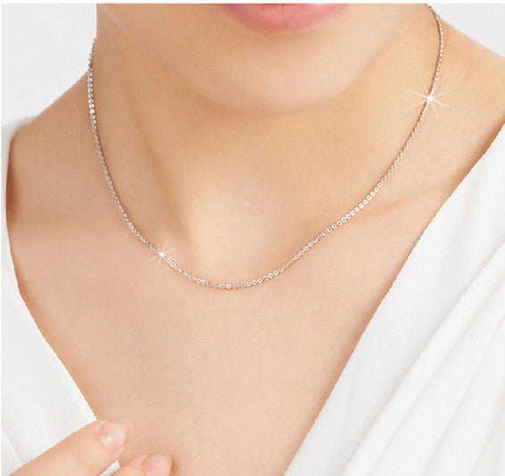 GENUINE 925 Sterling Silver Solid 1MM Link Chain Necklace for Pendant Stunning