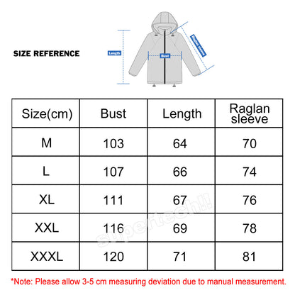 Unisex Cycling Running Hiking Bike Waterproof Windproof Jacket Outdoor Rain Coat