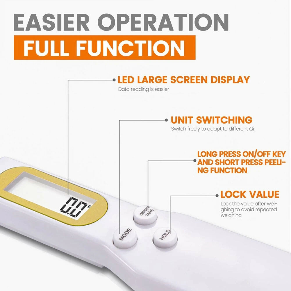 Measuring Spoon Portable Kitchen Tool Digital Electronic Food Spice Sugar Scale