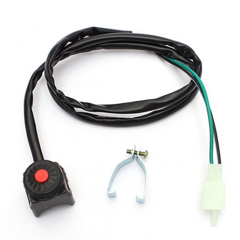 Motorcycle Kill Switch Horn Stop Button for 22mm Handlebar Pit Dirt Motor Bike