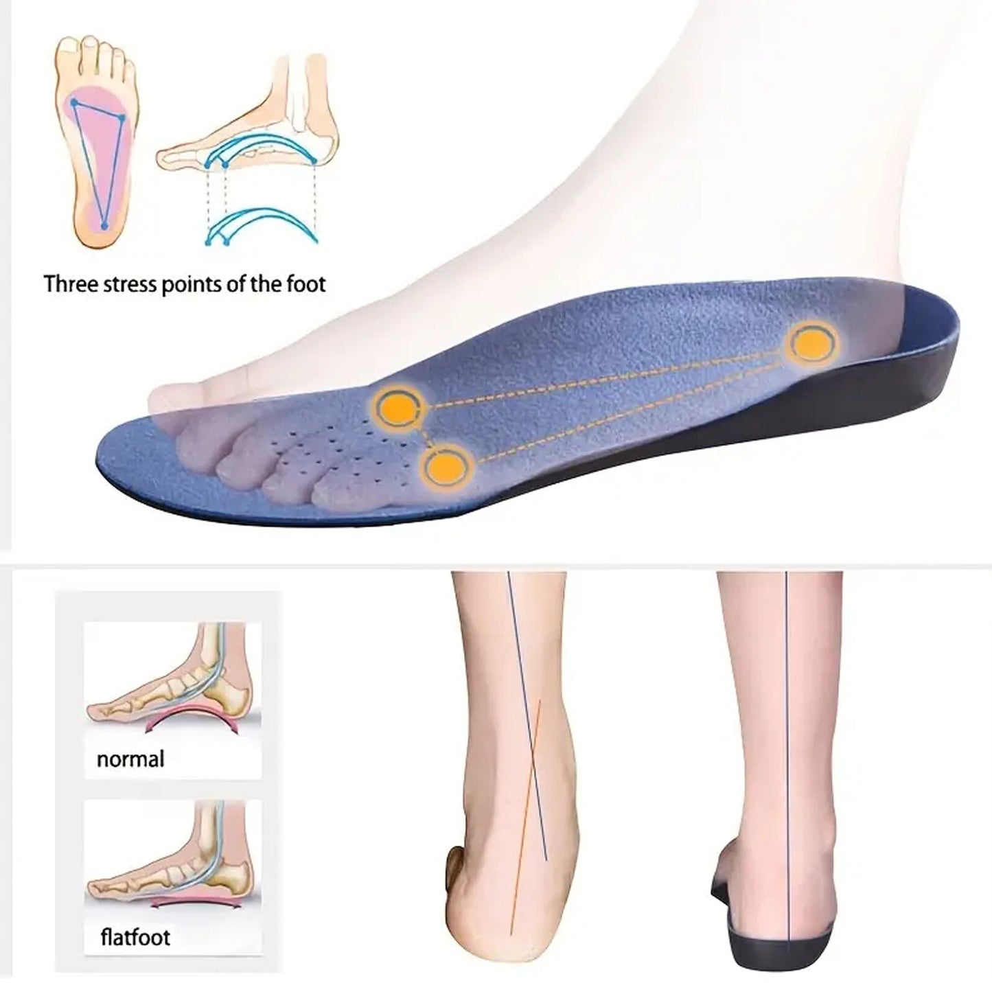 Orthotic Insoles Arch Support Shoe Inserts Inner Soles Shoe Soles Shoe Insoles