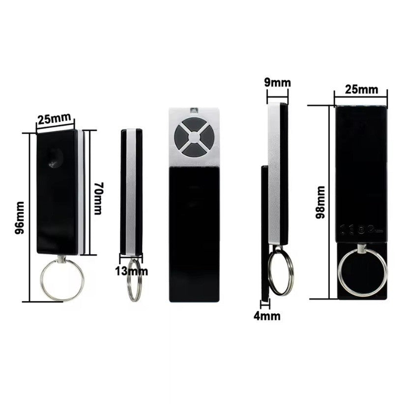 Homentry HERD01 HESD01 HE952 Key Ring Compatible Garage Door Remote Control