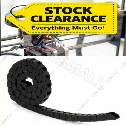 Cable Carrier Drag Chain Plastic Towline Machine Tool Nested 1M 7/10 mm DF
