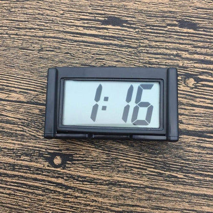 Small Digital Clock LCD Date Time Calendar For Car Dashboard Table Desk Portable