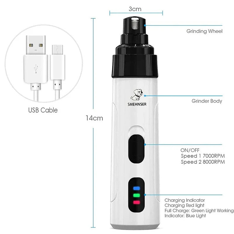 Silent Groom Pro Nail Grinder Silent Groom Pro Dog Cat Nail Grinder Pet Clippers