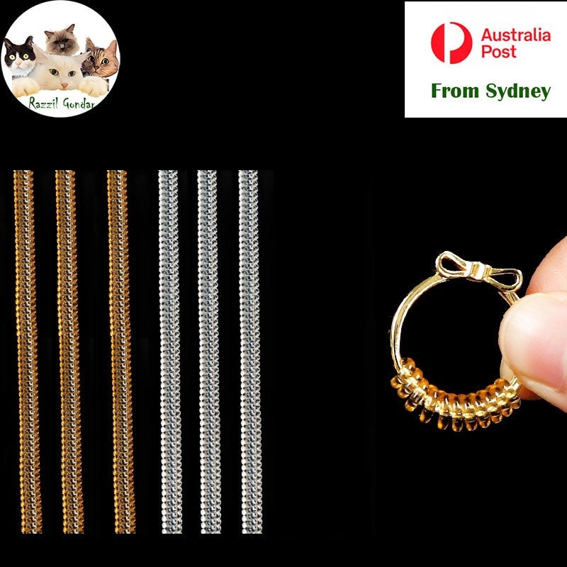 1pc Ring Size Adjuster Tightener Reducer Invisible Spiral Jewellery Resizer Tool