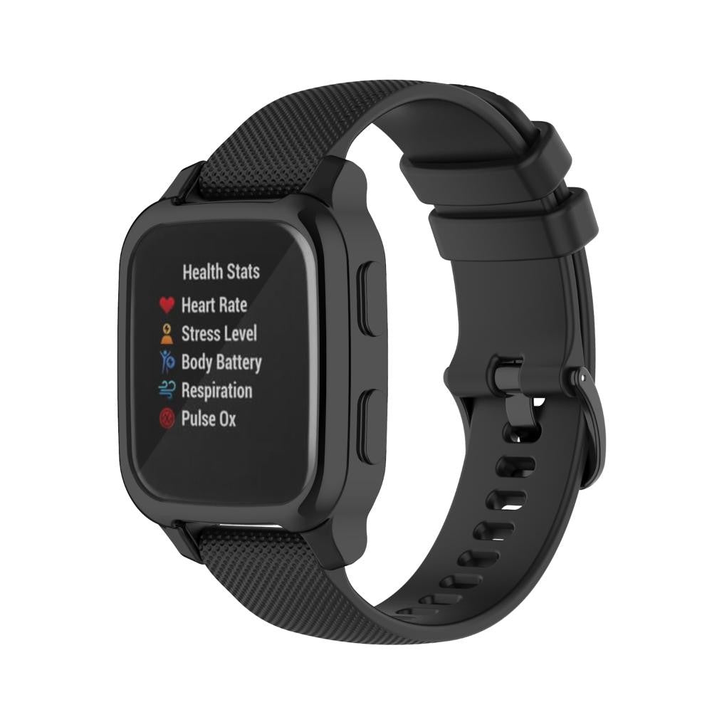 Watch Case Cover Screen Protector Plating TPU Protective Compatible with Garmin Venu SQ