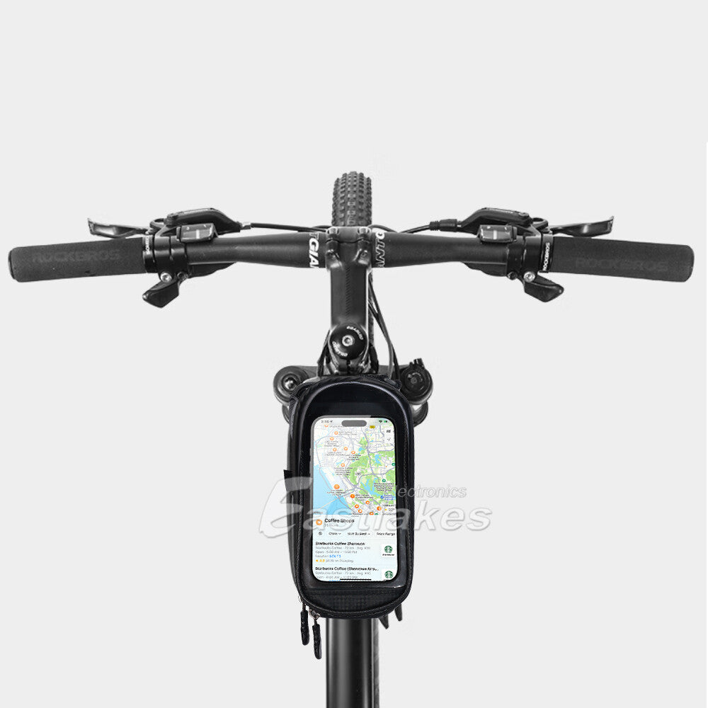 Waterproof Bike Bicycle Motorcycle Handlebar Mount Holder Case Compatible with Apple Samsung