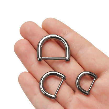 Detachable Bag Strap Accessories Open Screw D Ring Buckle Clasp Screw D Buckle