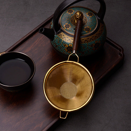 Fine Mesh Tea Strainer Wooden Handle Tea Filter New Tea Infuser