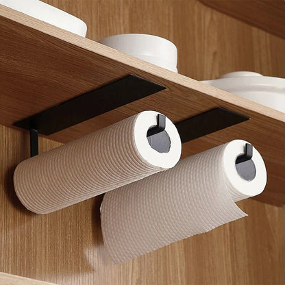 Paper Towel Holder Hanger Rack Kitchen Shelf Organizer Under Cabinet Roll Cup AU