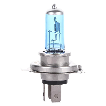 2Pcs H4 12V 60/55W Halogen Car Light Bulbs White Light Super Xenon White 5000K