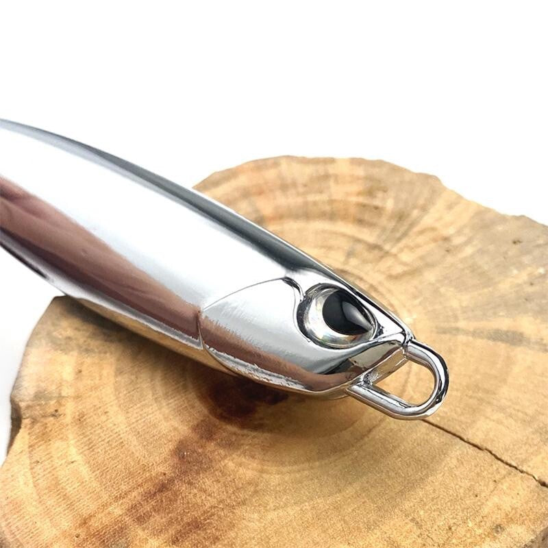 Fishing Lure Metal Slug Tailor Metal Jig Trolling 10/15/20/30/40/60/80g Salmon