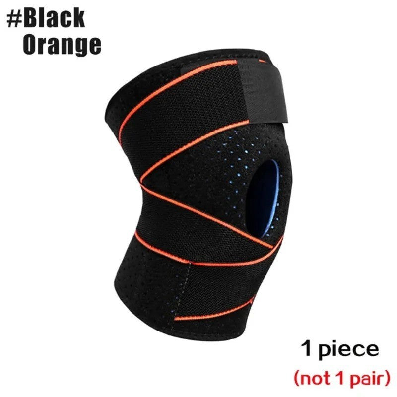 Gel Silicone Compression Knee Support Brace Arthritis Pad Pain Relief Strap AU