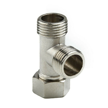 T-adapter 3 Ways Valve For Diverter Toilet Bidet Bath Sprayer Shower Head Parts