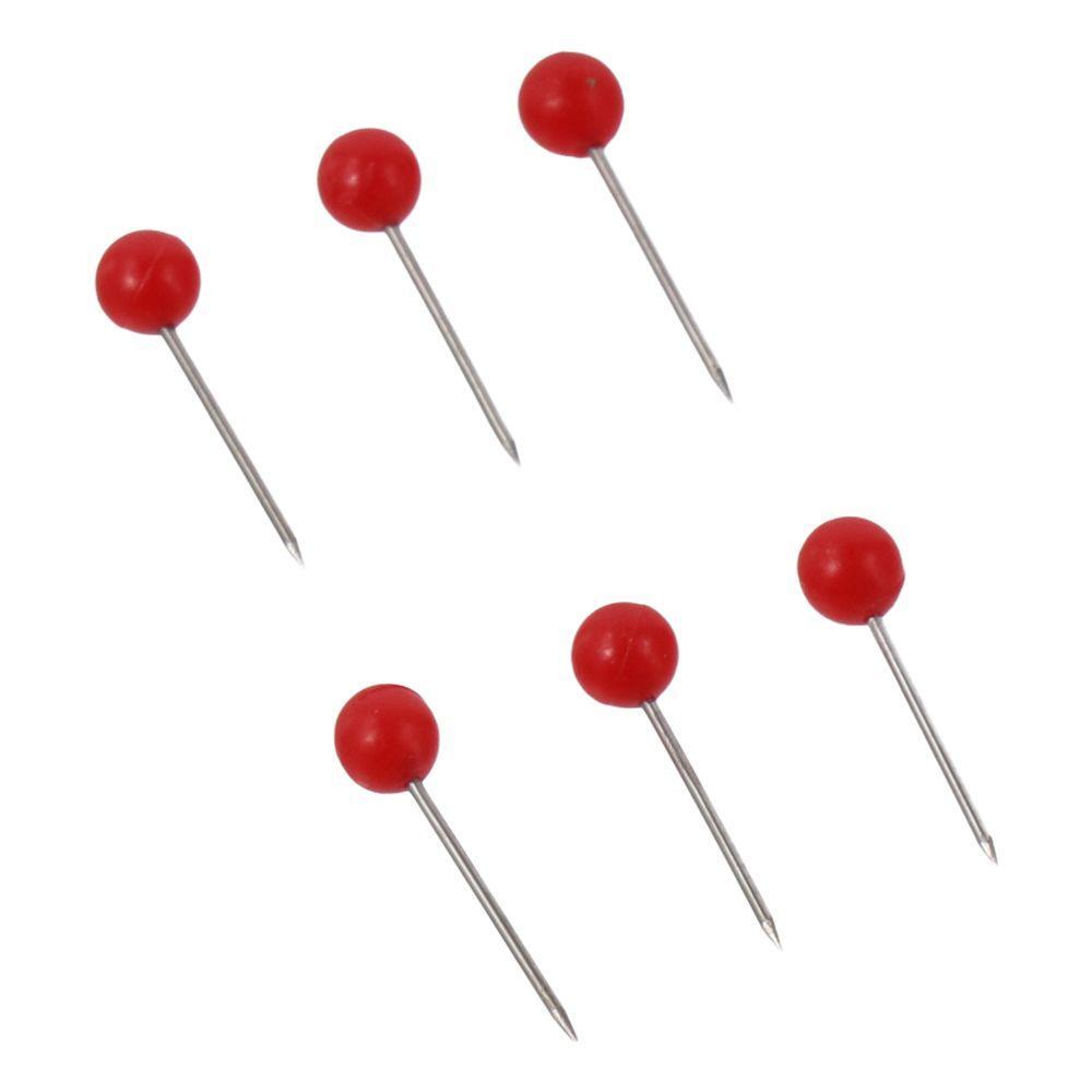 300 pieces/box Red Map Tacks Push Pins