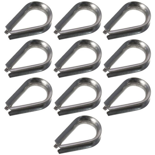 10pcs 1.5-12mm Rope Thimble Rigging Thimbles Ring Clamp  Rope Connecting Head