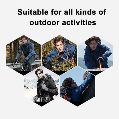 -20℃ Winter Warm Fleece Gloves Men Thermal Sports Cycling Snow Thick Gloves