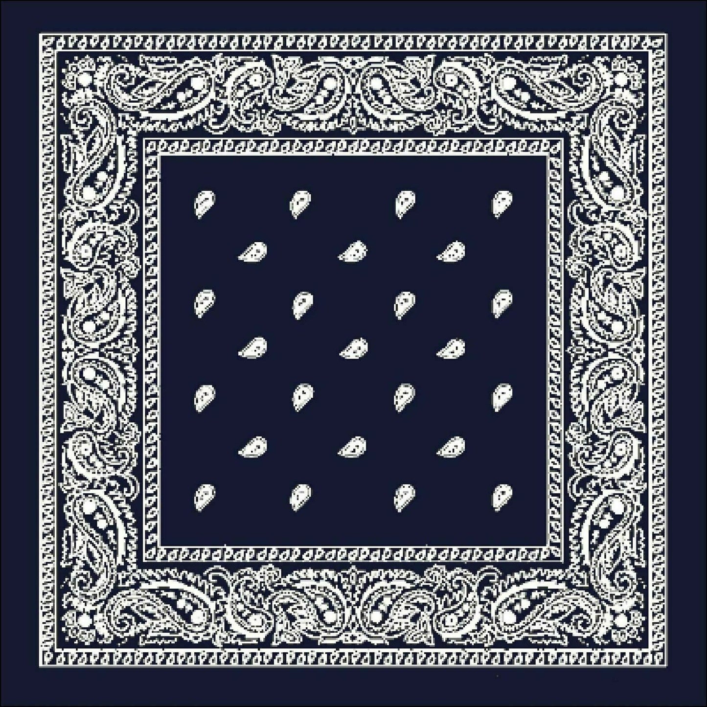 Paisley Bandanas Cowboy Bandana Head Scarf Double Sided Headwear wrap scarf tie