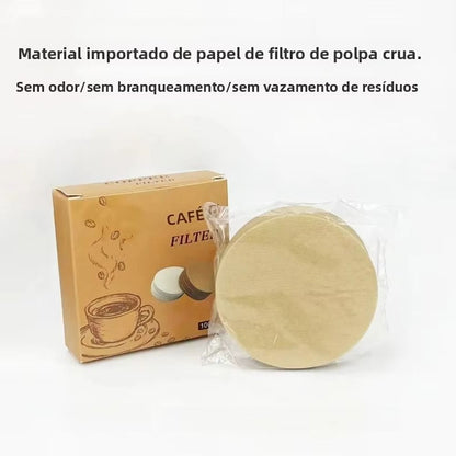 100Pcs Round Coffee Filter Paper Espresso Portafilter Accessories  Barista Tools