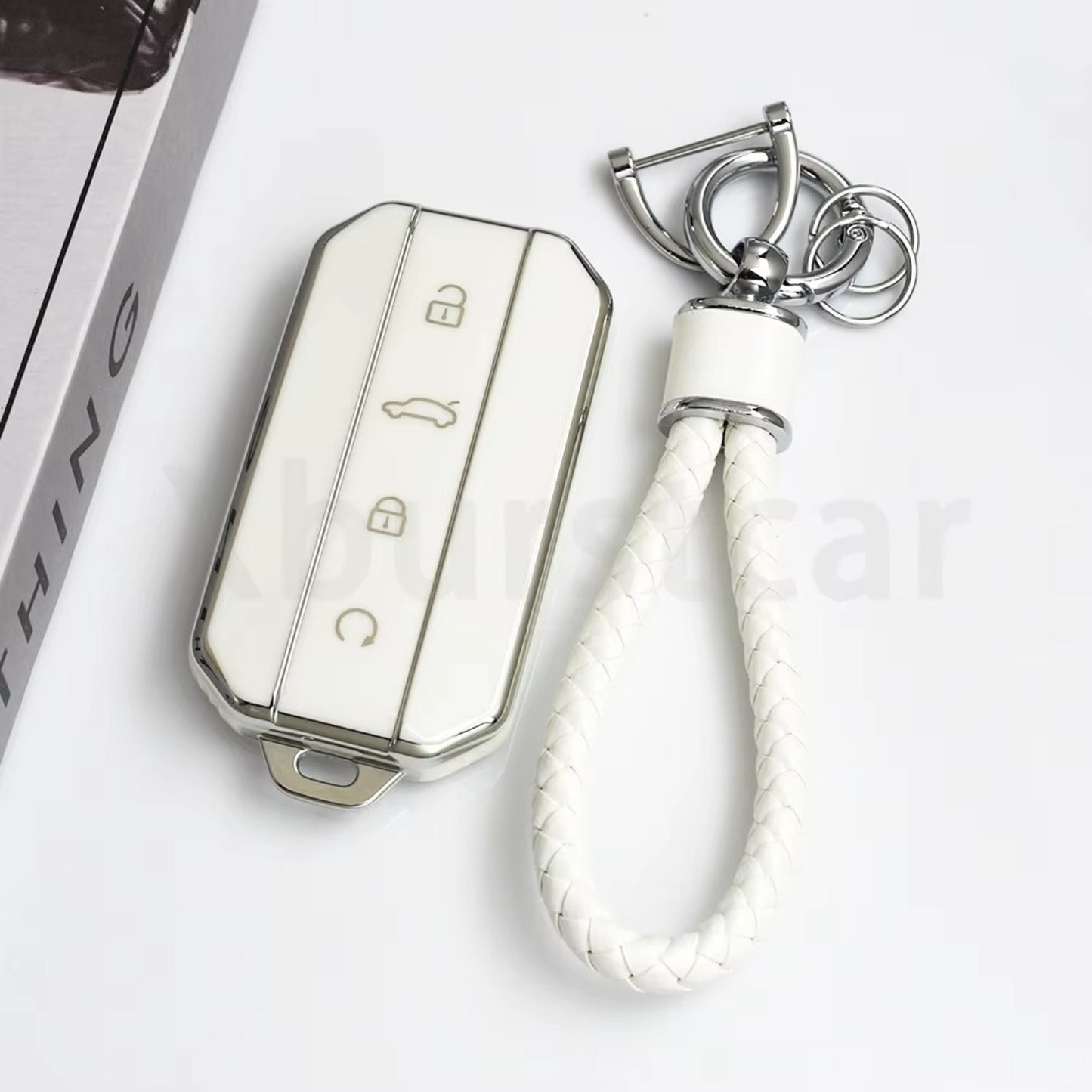 TPU Car Key Case Cover for Chery Jaecoo 5 J5 Smart Key Shell Keychain Set