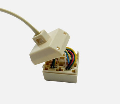 Telephone RJ11 Male Line to Double RJ11 Female Jack Filter Splitter Adapter Fix