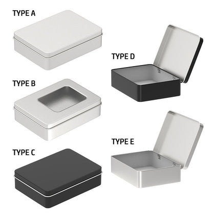 Empty Storage Box Multistyles Trading Card Case Small Tin Box  Candy