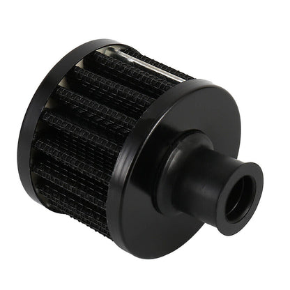 2pc Car 12mm Oil Mini Air Filter Intake Vent Valve Cover Breather Fuel Crankcase