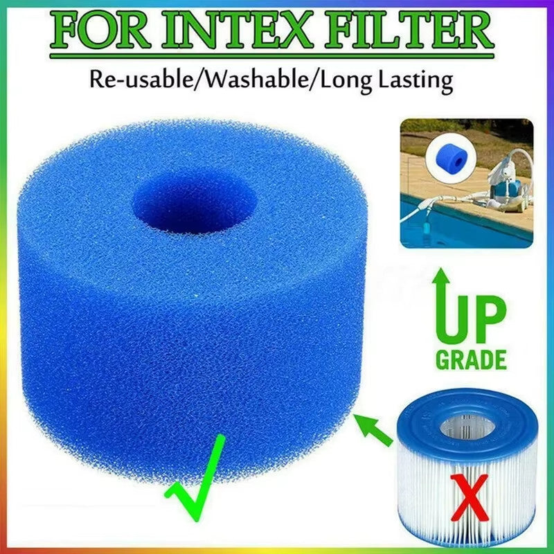 Hot Sale 6 Pcs for Intex Pure Spa Reusable Washable Foam Hot Tub Filter Cartridg